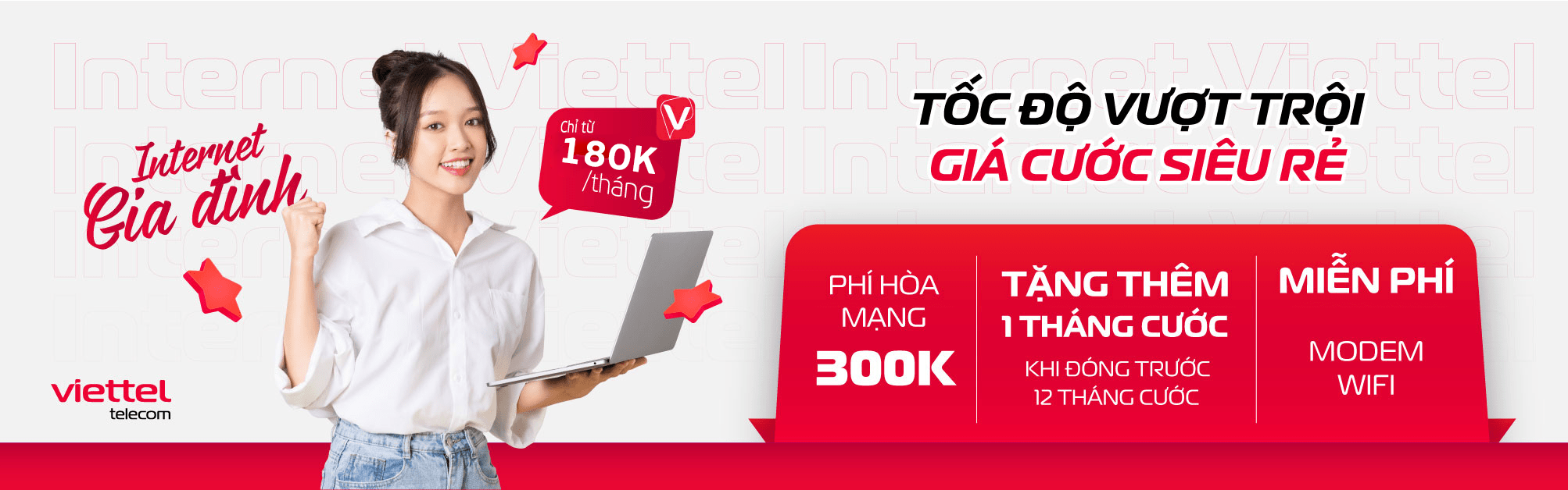 phí hòa mạng lắp đặt internet Viettel